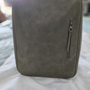 Men's Olive Green Leather Bag